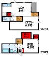 CB古賀ソフィアの間取り画像