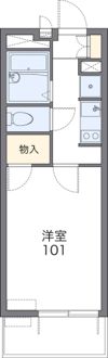 レオパレスルナ51の間取り画像