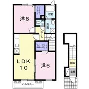 リトル ウィロー Aの間取り画像