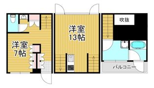 大濠Lusso Vitaの間取り画像