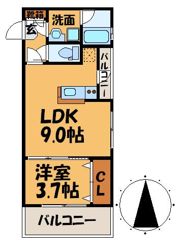 アクタス大手門IIの間取り画像