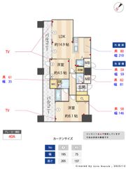 KDXレジデンス大濠ハーバービュータワーの間取り画像