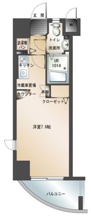 エンクレスト天神東の間取り画像