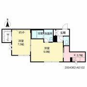 メルヴェイユ次郎丸IIの間取り画像