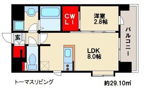ネストピア六本松の間取り画像