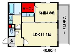 ステラOne諸岡の間取り画像