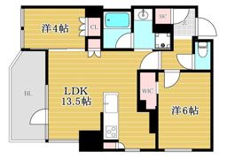 レーベン福岡天神ONE TOWERの間取り画像