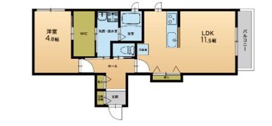 サンシャイン玉川の間取り画像