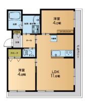 サンシャイン玉川の間取り画像
