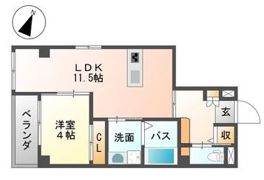 アーバンブルー藤の間取り画像
