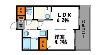サンヒルズ薬院の間取り画像