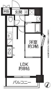 ハディー高砂1番館の間取り画像