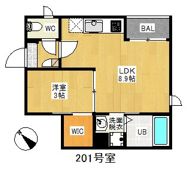 REGALESTグランツェーレ呉服町の間取り画像