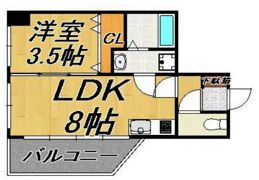 リバティ神屋の間取り画像