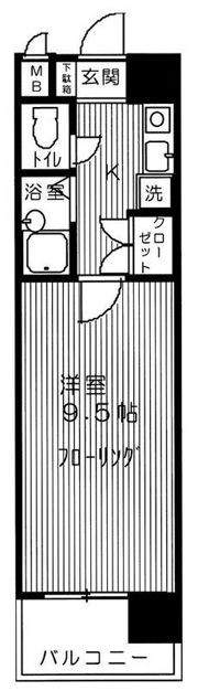 ウイング21高宮の間取り画像