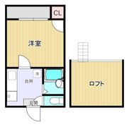 プライマリー大橋東の間取り画像