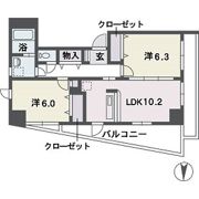 ヴィルコート城南の間取り画像