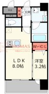 グランフォーレ博多プレミアベイサイドの間取り画像