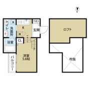 フローラ筥松の間取り画像