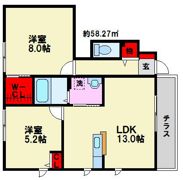 ピースリー野間大池の間取り画像