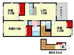 フローラの間取り画像
