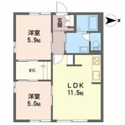 グランドゥール・こだまの間取り画像