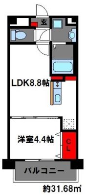 ラ グリシーヌの間取り画像