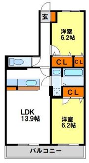 ステラルーチェ宰都の間取り画像