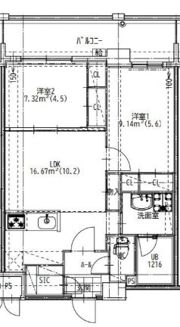 Quintet Minami Fukuokaの間取り画像