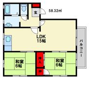 フレグランスまやの間取り画像