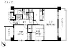 天神南マンションの間取り画像