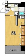 ラフィネス薬院イーストタワーの間取り画像