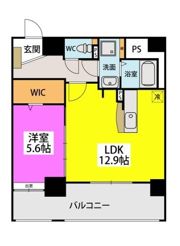 リバーサイド大濠の間取り画像