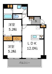 サンドーレ薬院の間取り画像