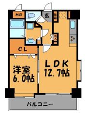 クリエート平尾駅前の間取り画像