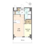 S-RESIDENCE薬院aureateの間取り画像