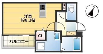 グランベアー二日市の間取り画像