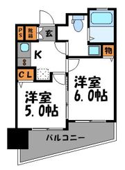 エステムプラザ天神サウスイーストの間取り画像