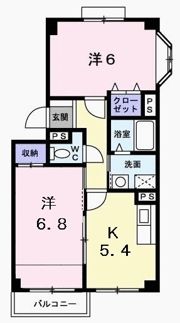 アビタシオンの間取り画像
