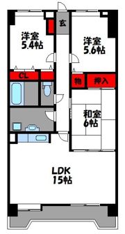 リバーランド箱崎IIの間取り画像