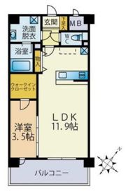SYKプレミール東那珂の間取り画像