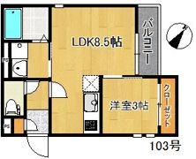 Grandtic 住吉IIの間取り画像