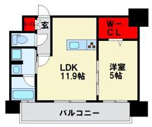 ラフィーネ博多南の間取り画像