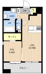 LIBTH高宮の間取り画像