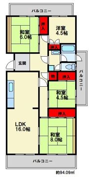 春日サンハイツ3の間取り画像