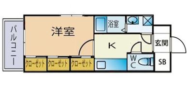 オブリセブンの間取り画像