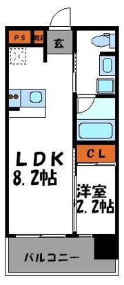 グランフォーレプライム平尾の間取り画像