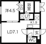 GARE豊平の間取り画像