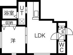 ウエストサイドルームズの間取り画像