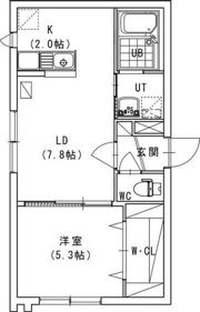 ヴレネージュ美園の間取り画像